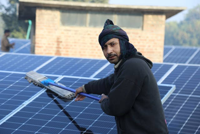 Solar technology changing the world — Pakistan rooftop installation