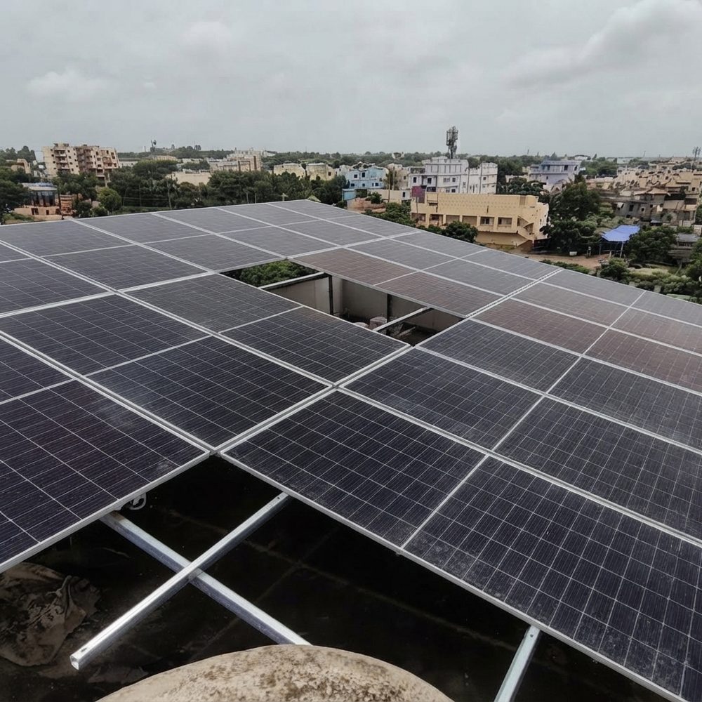 20kW solar installation project