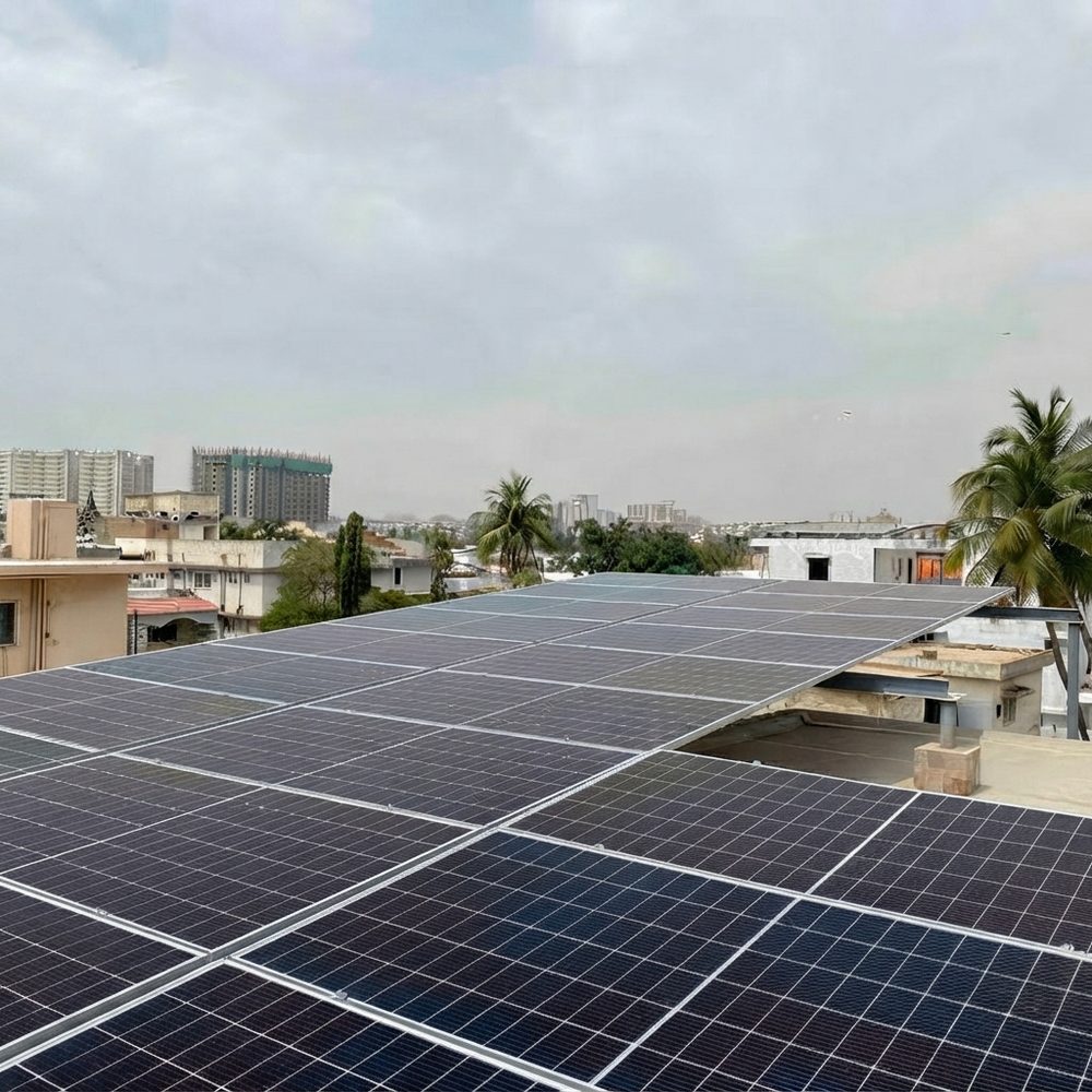 Rooftop solar panels — Sunlight Technology Solar