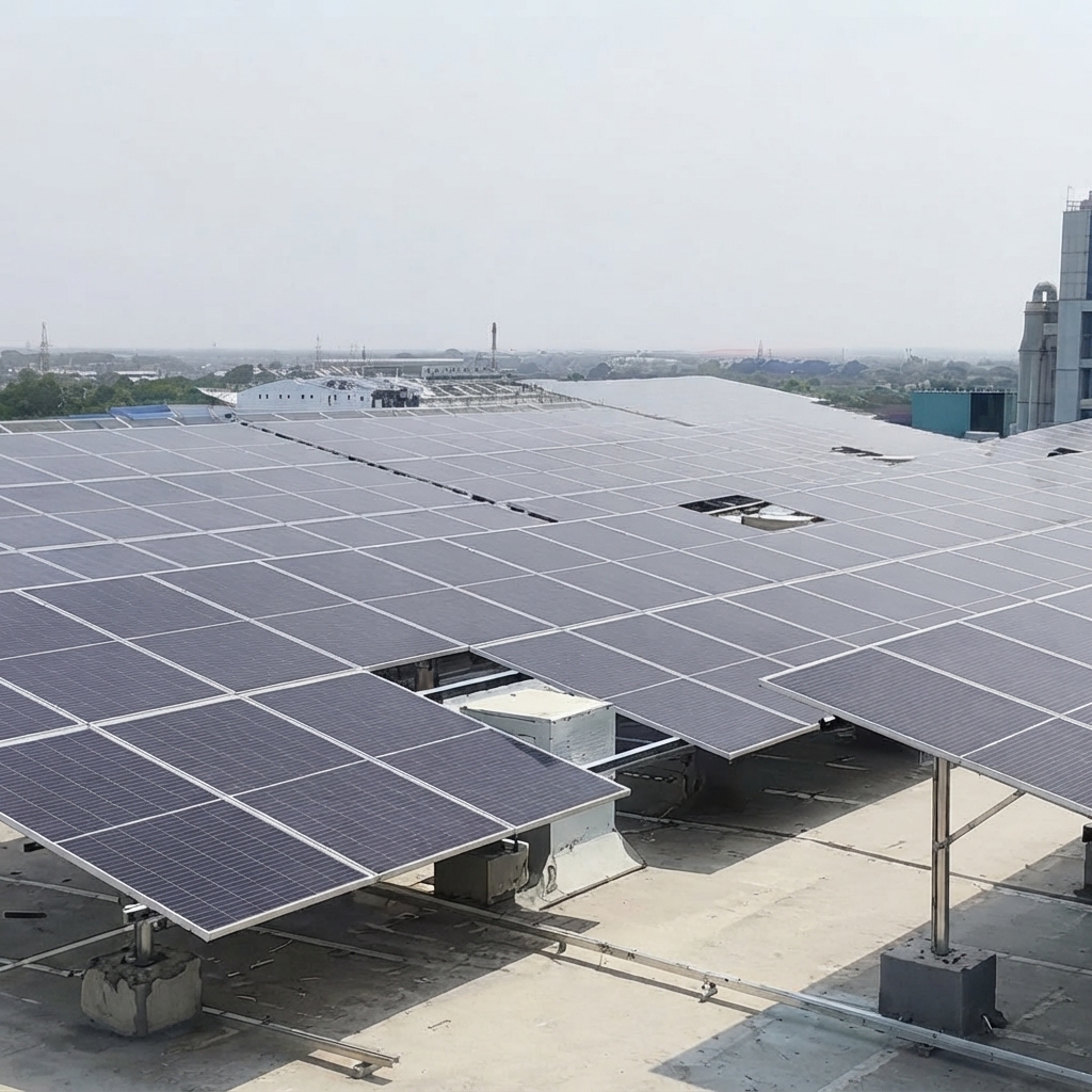 Commercial solar array — Sunlight Technology Solar