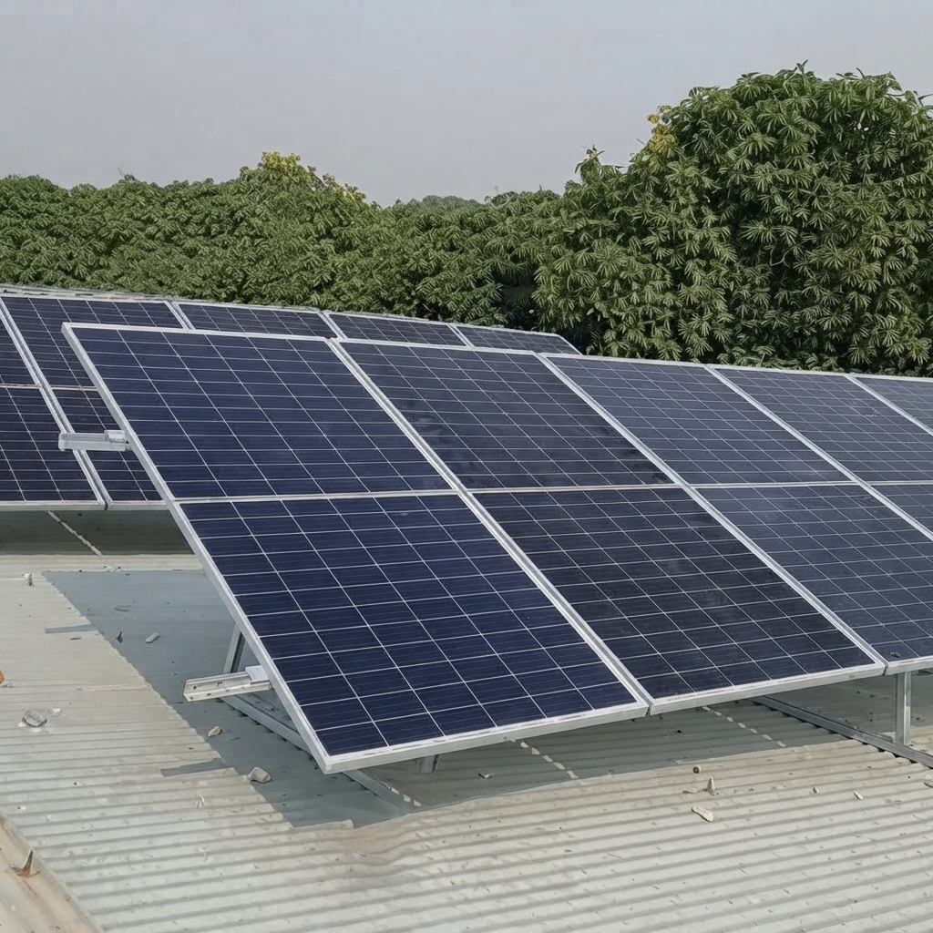 Completed solar project in Karachi