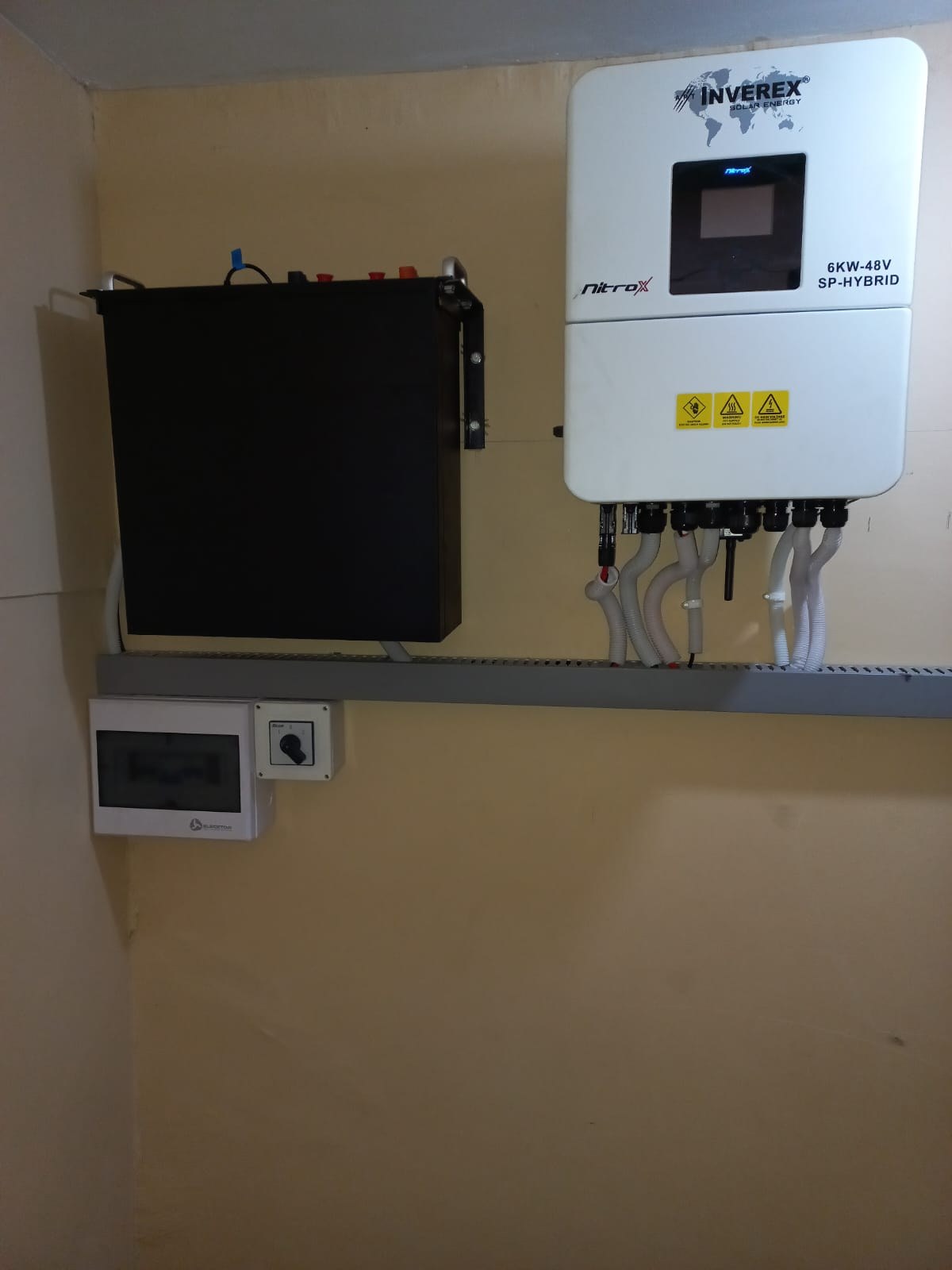 Inverex Nitrox 6kW hybrid inverter installation