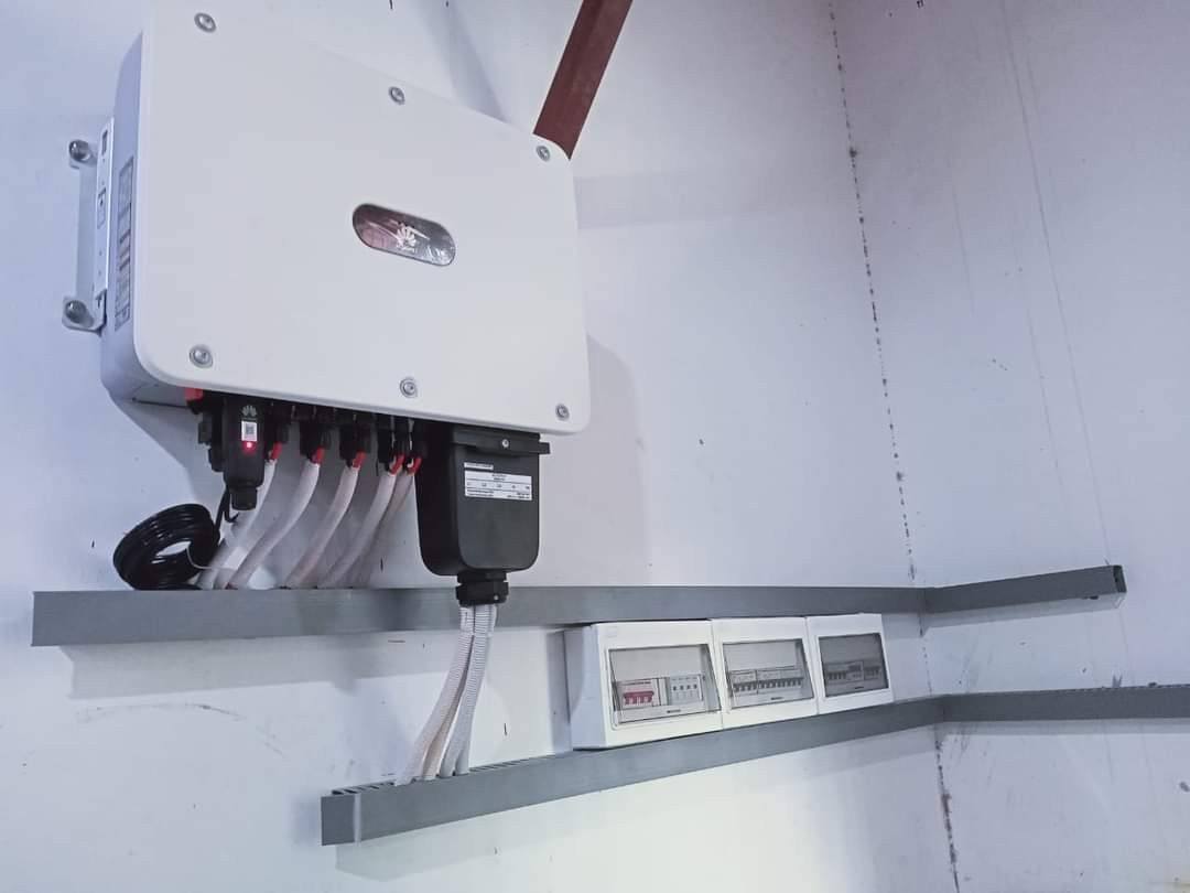 50kW solar system — Huawei inverter installation