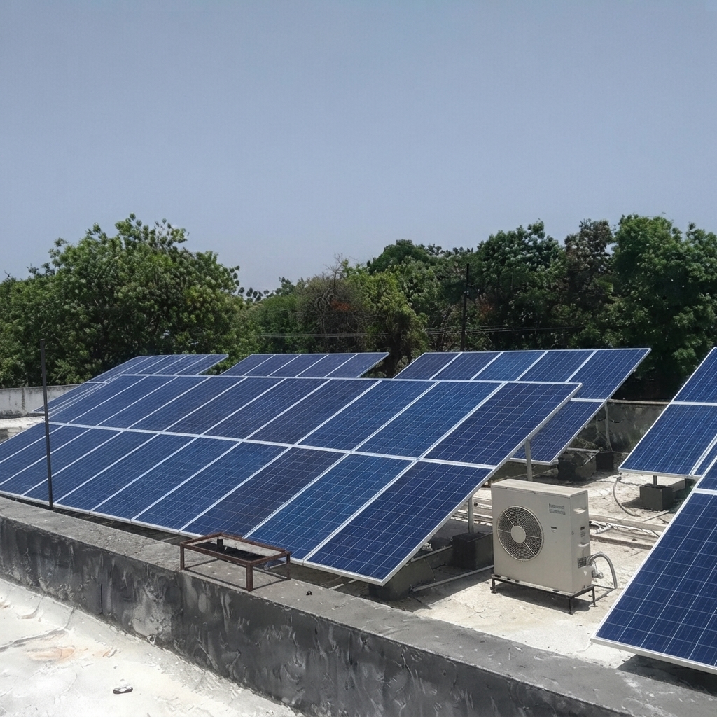 Rooftop solar project in Pakistan